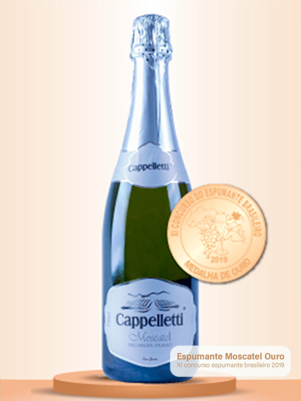 Espumante Moscatel Ouro. XI concurso espumante brasileiro 2019