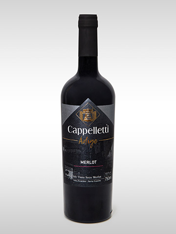Vinho Fino Tinto Seco Merlot Ádige Cappelletti